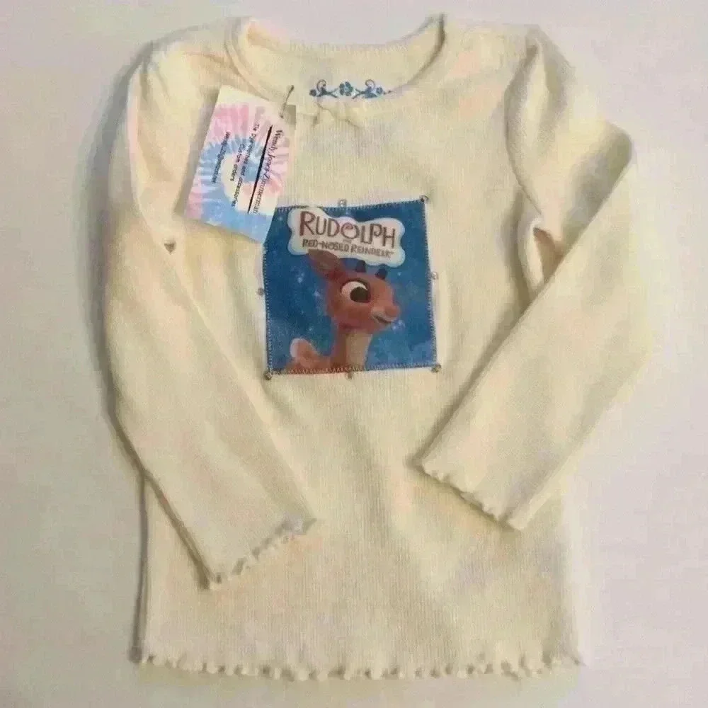 Rudolph the red nosed reindeer thermal shirt GAP thermal pants kids 3T